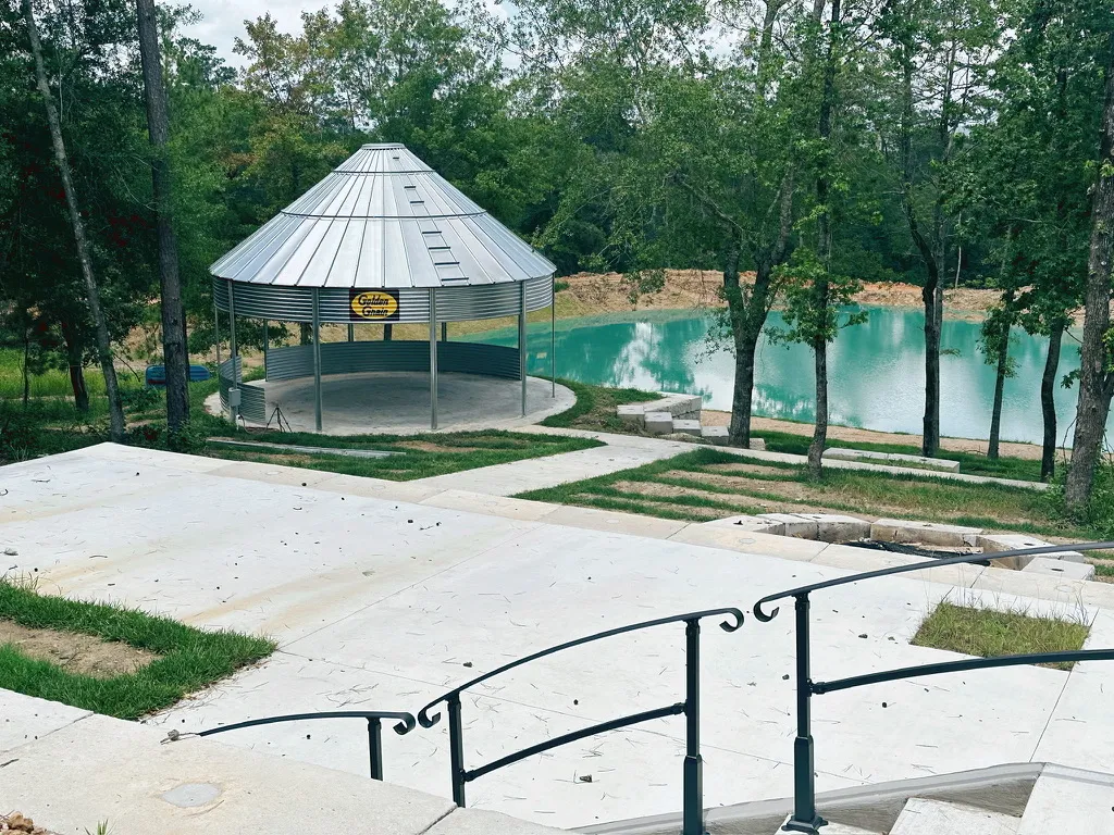 Grain Bin Gazebo